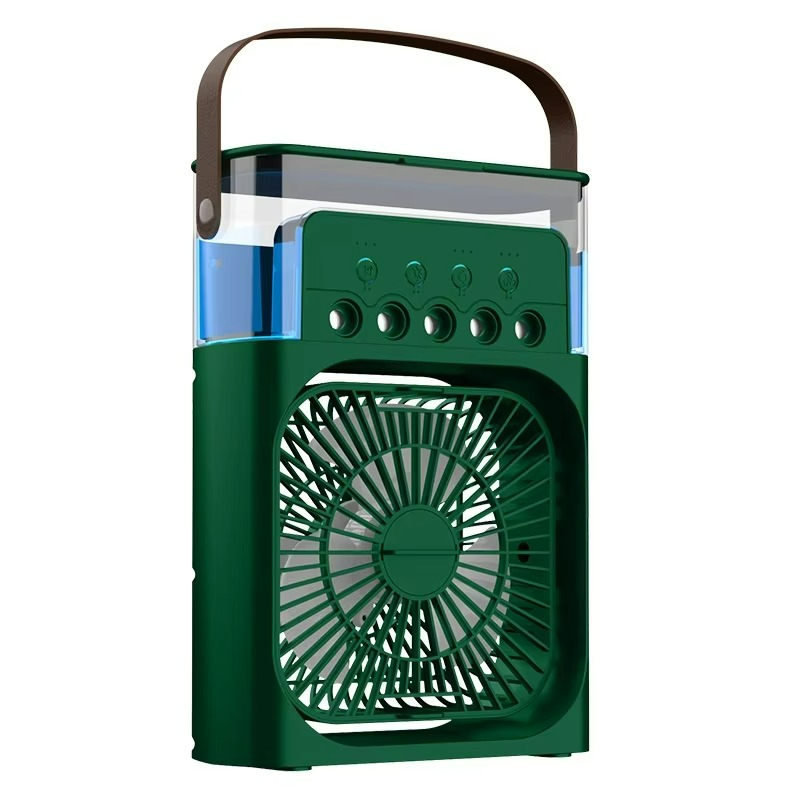 Ventilateur Refroidisseur d'Air Portable | Fonction 3-en-1 avec Lumière LED