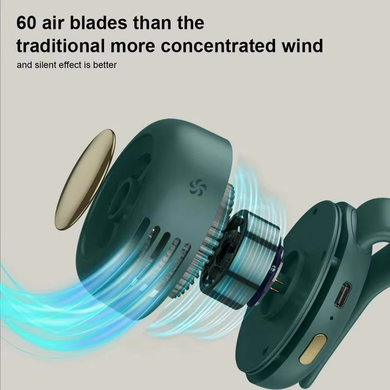 Ventilateur Personnel Clip Ceinture | Confort et Fraîcheur Mains Libres