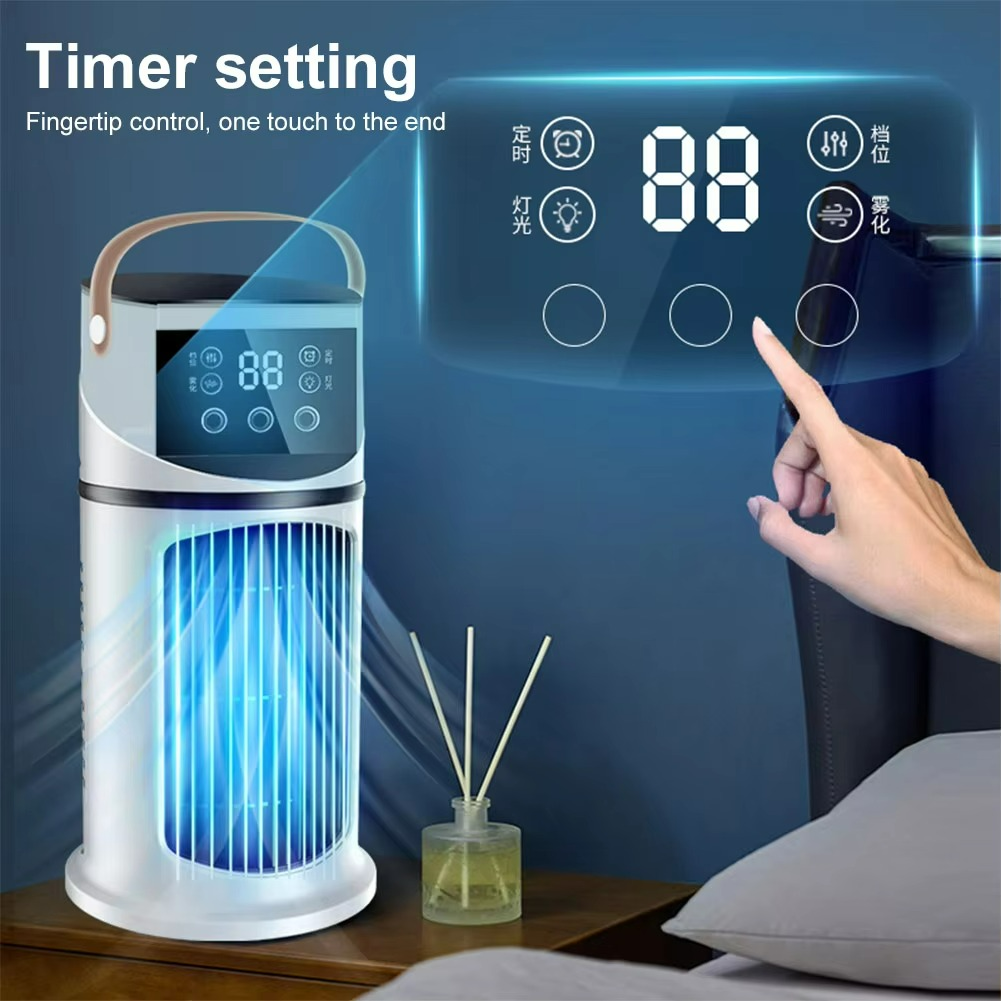 Ventilateur Refroidissant avec Humidificateur | Confort et Fraîcheur pour Intérieur