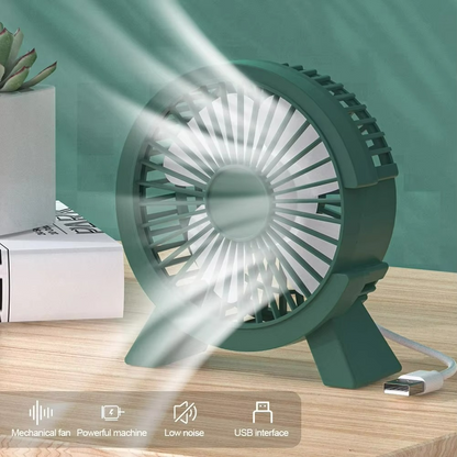Ventilateur Électrique Portable USB | Refroidissement Silencieux et Compact