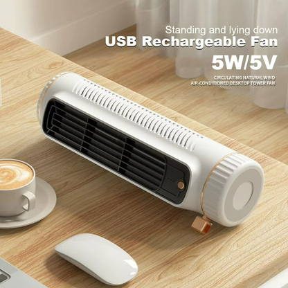 Ventilateur Tour Portable USB | Design Élégant et Silencieux