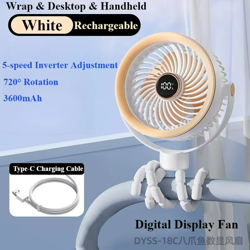 Ventilateur Portable Rechargeable USB | Refroidissement Silencieux et Efficace