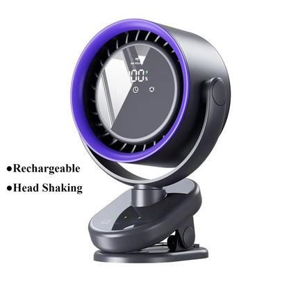 Ventilateur Portable Rechargeable USB | Refroidissement Silencieux et Efficace