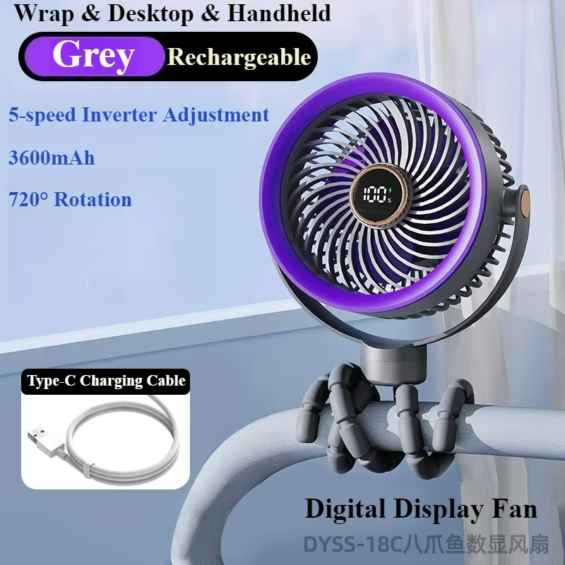 Ventilateur Portable Rechargeable USB | Refroidissement Silencieux et Efficace