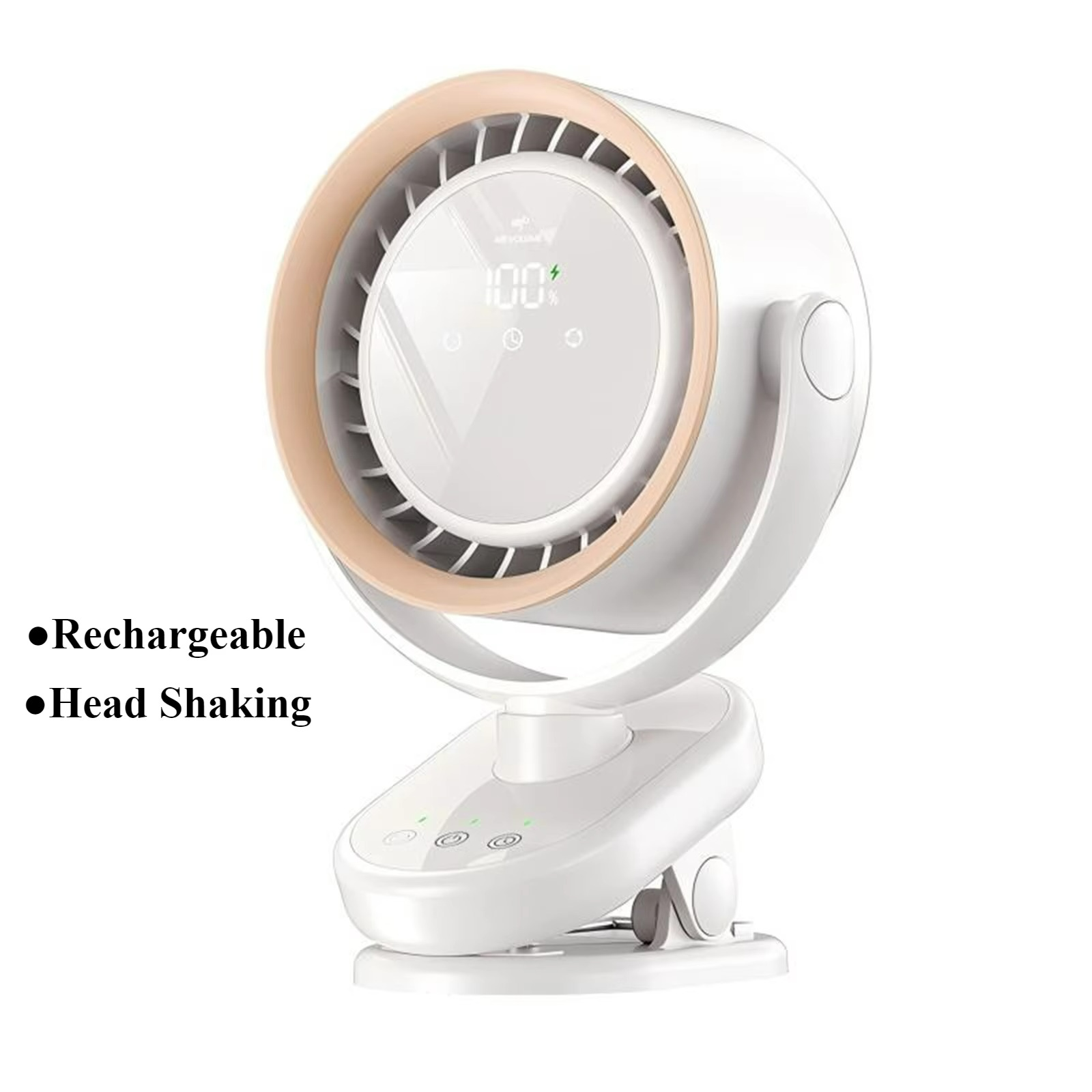 Ventilateur Portable Rechargeable USB | Refroidissement Silencieux et Efficace