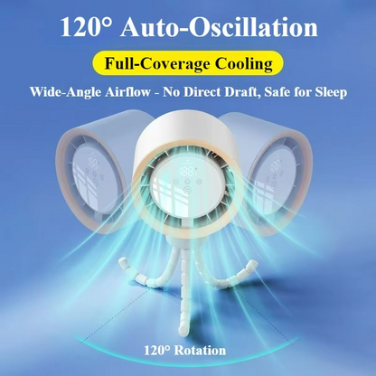 Ventilateur Portable Rechargeable USB | Refroidissement Silencieux et Efficace