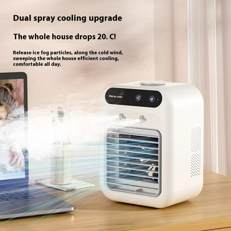 Ventilateur Portable Rechargeable | Refroidissement Instantané et Silencieux