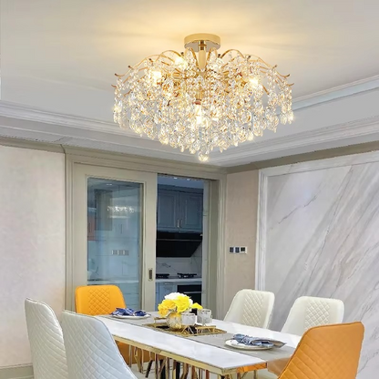 Plafonnier Design Branches Organiques | Éclairage LED Chaleureux et Élégant