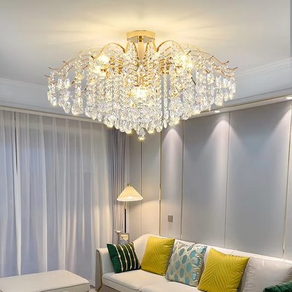 Plafonnier Design Branches Organiques | Éclairage LED Chaleureux et Élégant