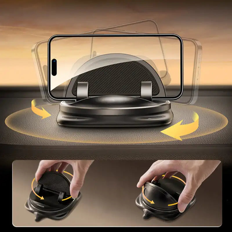 Support de Téléphone de Voiture | Rotation à 360° et Installation Facile