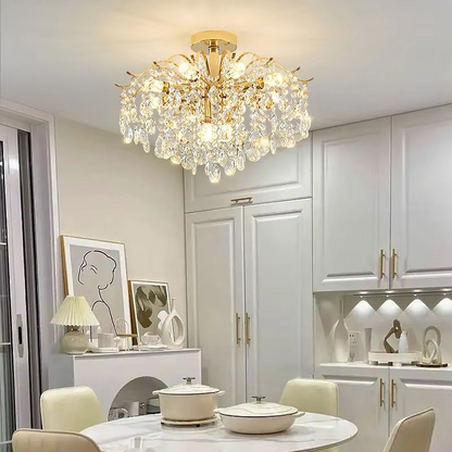 Plafonnier Design Branches Organiques | Éclairage LED Chaleureux et Élégant