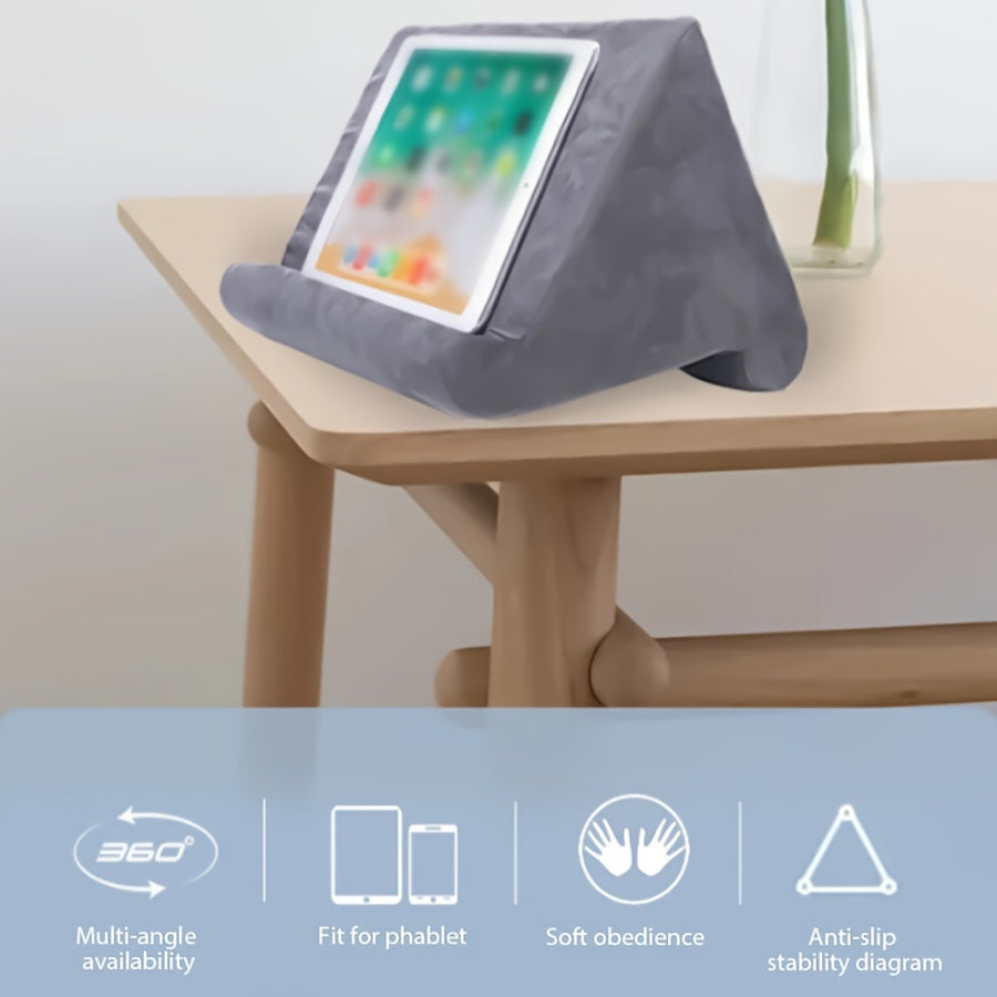 Support de Tablette Ajustable | Tissu Doux et Angles Personnalisables