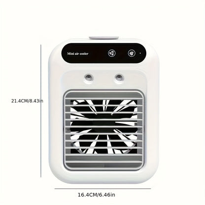 Climatiseur Mini Portable – Humidificateur & Ventilateur Tout-en-Un