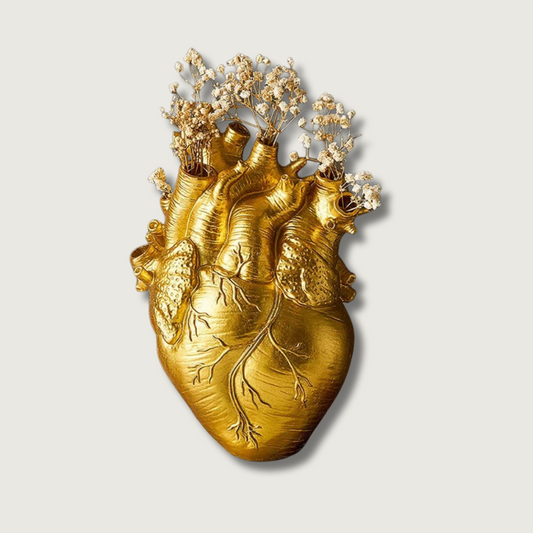 Vase en Céramique en Forme de Cœur | Design Unique et Polyvalent pour Décoration