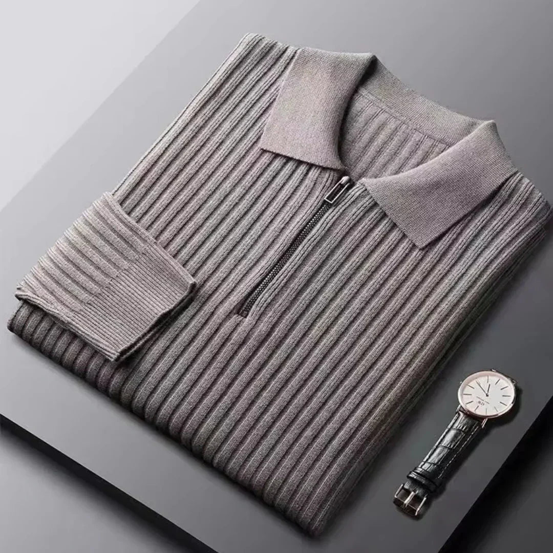 Pull à Col Zippé pour Homme | Élégance et Confort au Quotidien