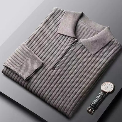 Pull à Col Zippé pour Homme | Élégance et Confort au Quotidien