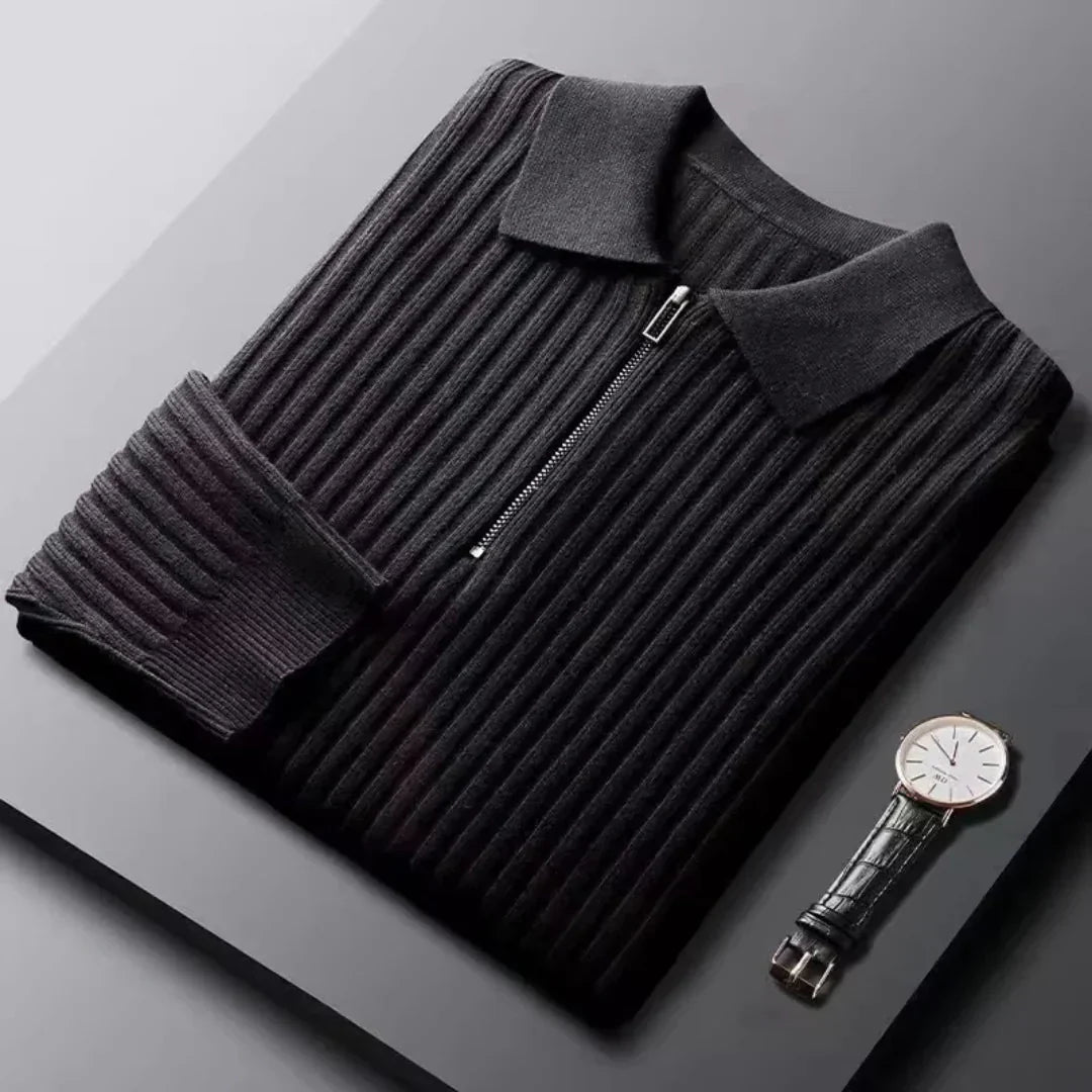 Pull à Col Zippé pour Homme | Élégance et Confort au Quotidien