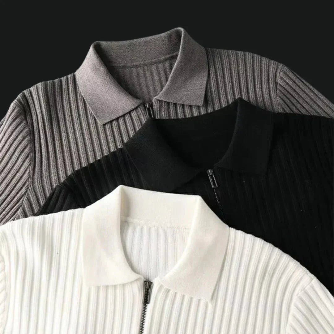 Pull à Col Zippé pour Homme | Élégance et Confort au Quotidien