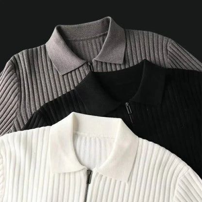 Pull à Col Zippé pour Homme | Élégance et Confort au Quotidien