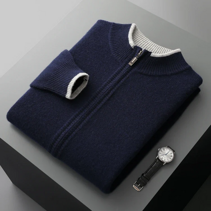 Pull Zippé en Laine Mérinos | Douceur et Chaleur Exceptionnelles