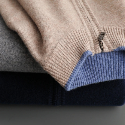 Pull Zippé en Laine Mérinos | Douceur et Chaleur Exceptionnelles
