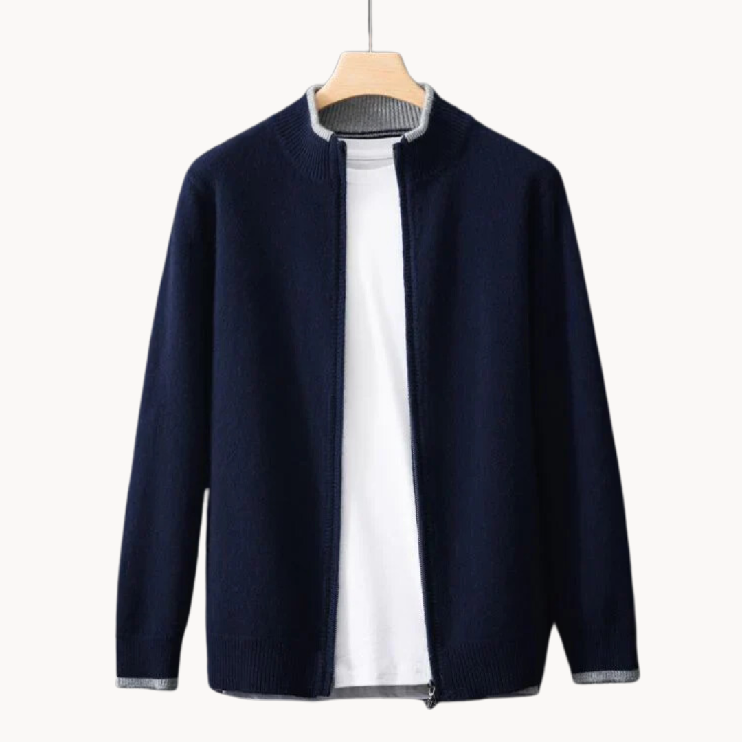 Pull Zippé en Laine Mérinos | Douceur et Chaleur Exceptionnelles