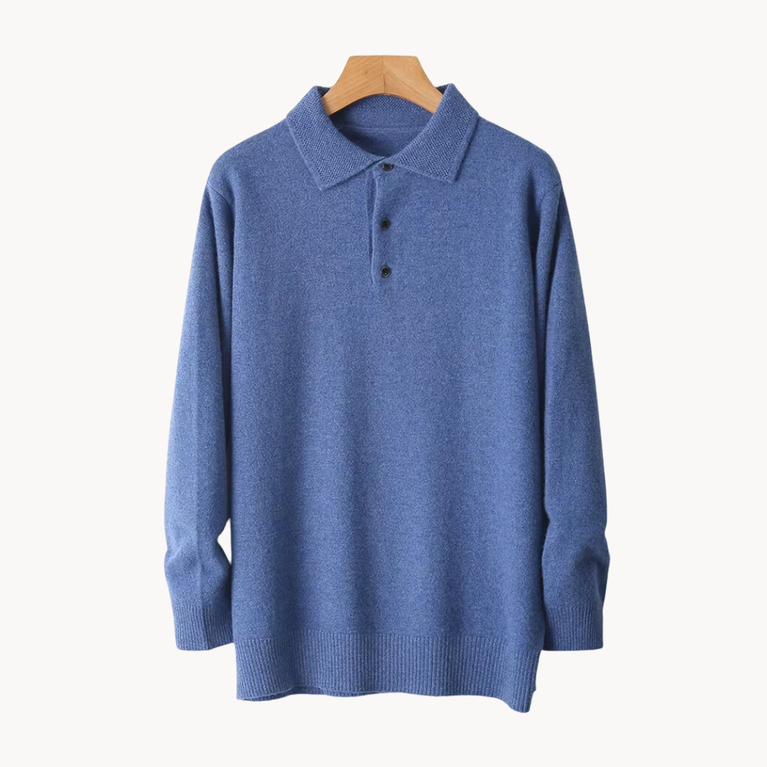 Chemise en Laine Mérinos pour Hommes | Style Rugby et Confort Luxueux
