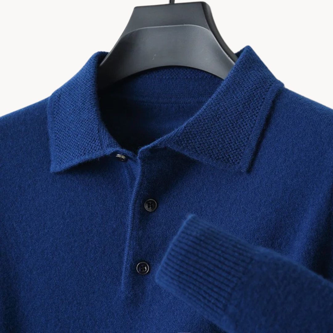 Chemise en Laine Mérinos pour Hommes | Style Rugby et Confort Luxueux