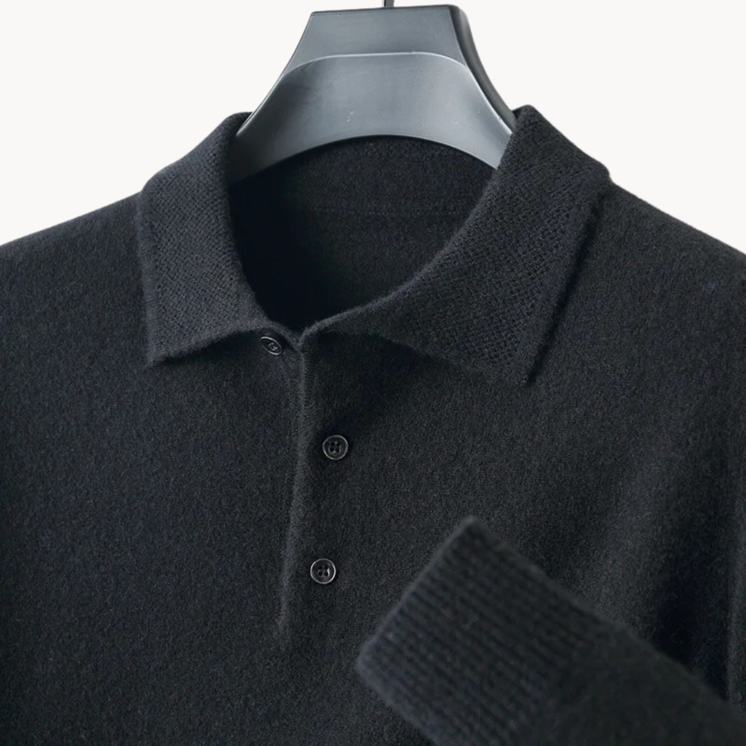 Chemise en Laine Mérinos pour Hommes | Style Rugby et Confort Luxueux