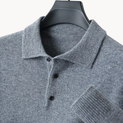 Chemise en Laine Mérinos pour Hommes | Style Rugby et Confort Luxueux