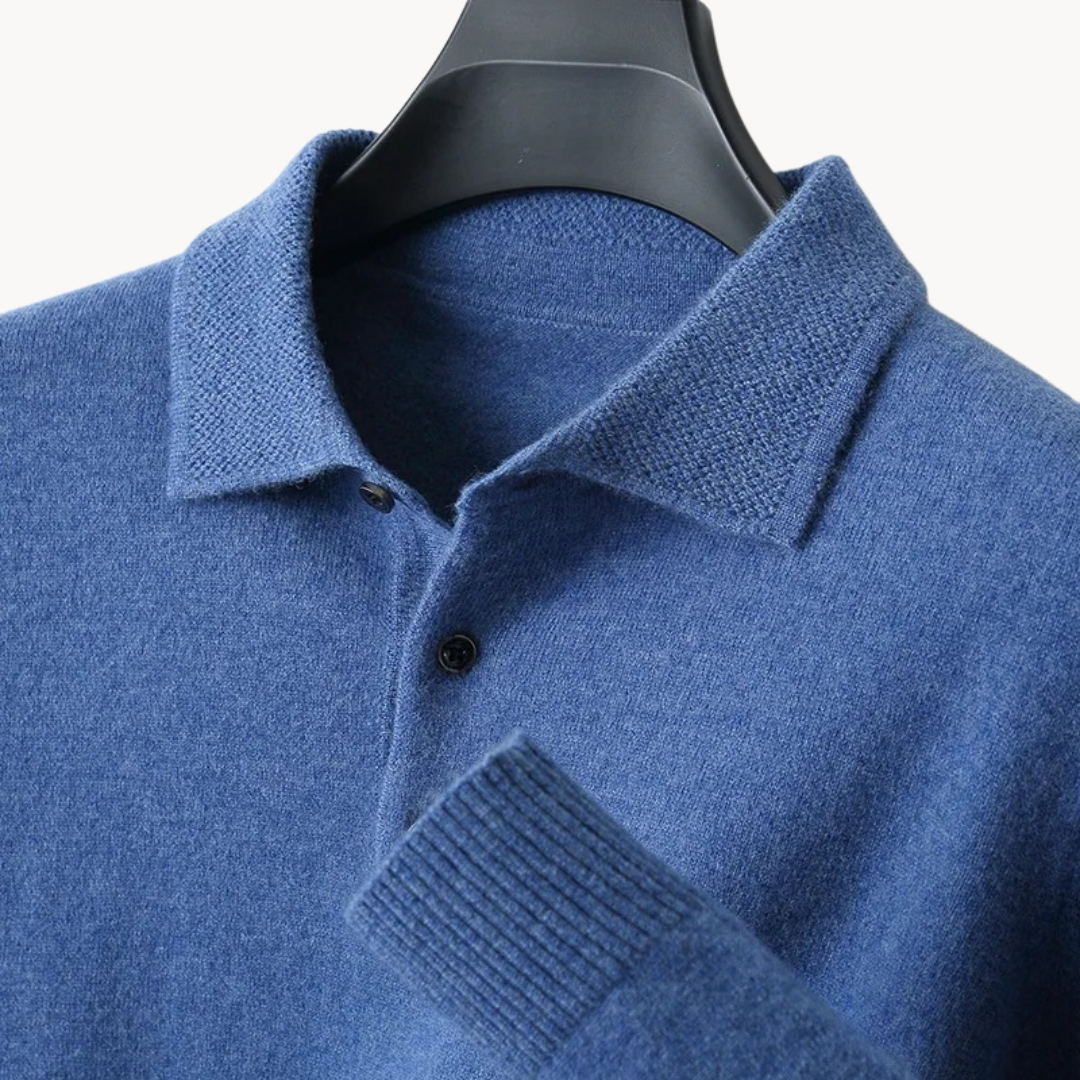 Chemise en Laine Mérinos pour Hommes | Style Rugby et Confort Luxueux