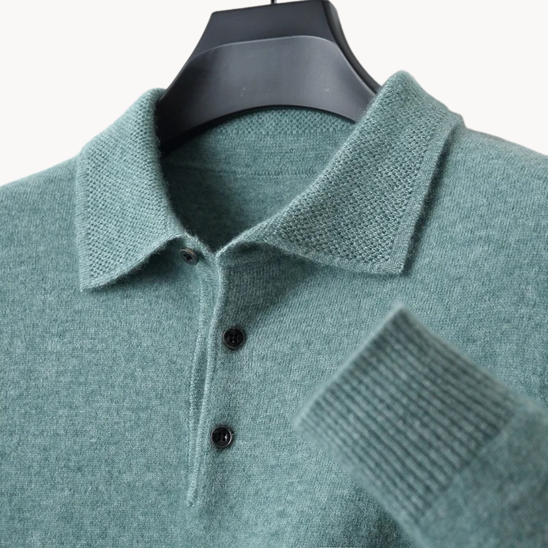 Chemise en Laine Mérinos pour Hommes | Style Rugby et Confort Luxueux