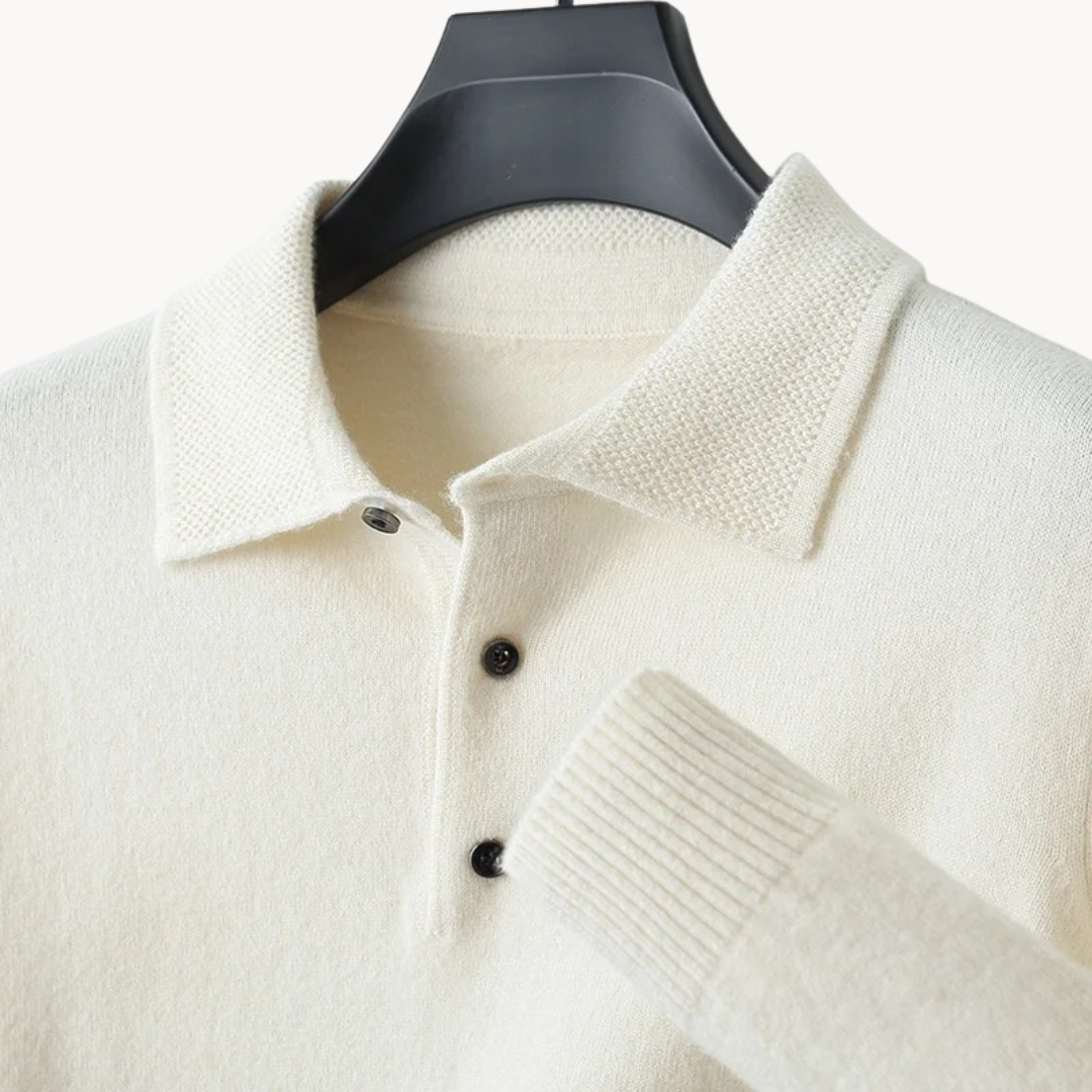 Chemise en Laine Mérinos pour Hommes | Style Rugby et Confort Luxueux