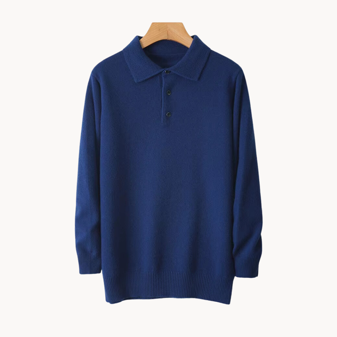 Chemise en Laine Mérinos pour Hommes | Style Rugby et Confort Luxueux