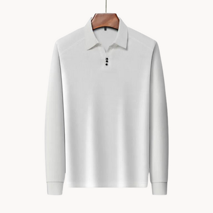 Polo Long Manches Confortable | Idéal pour Golf et Sorties Décontractées