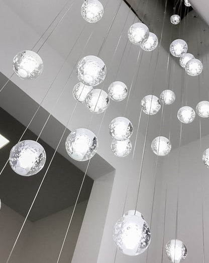 Luminaire Suspendu en Cristal | Éclairage Élégant et Réglable