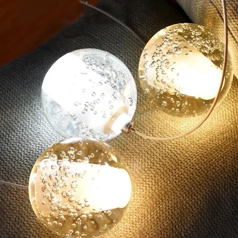Luminaire Suspendu en Cristal | Éclairage Élégant et Réglable