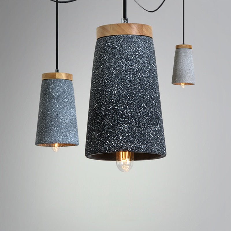 Lampe Suspendue en Ciment | Design Épuré et Durable