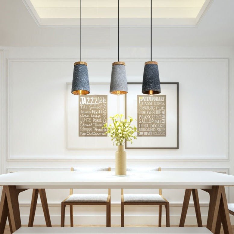 Lampe Suspendue en Ciment | Design Épuré et Durable