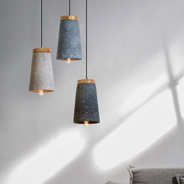 Lampe Suspendue en Ciment | Design Épuré et Durable