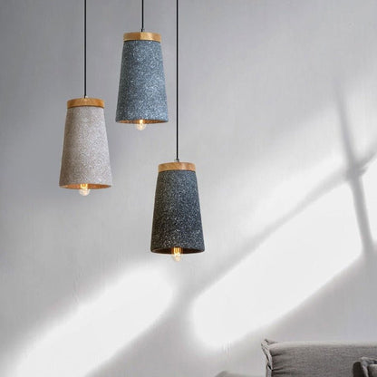 Lampe Suspendue en Ciment | Design Épuré et Durable