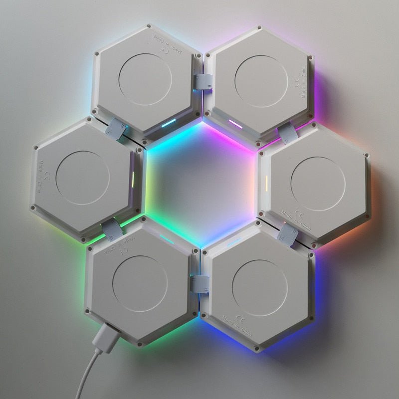 Lampe Modulaire Hexagonale | Design Créatif et Installation Facile