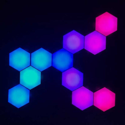 Lampe Modulaire Hexagonale | Design Créatif et Installation Facile