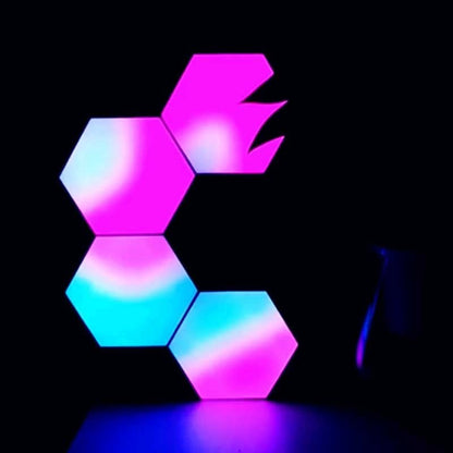 Lampe Modulaire Hexagonale | Design Créatif et Installation Facile