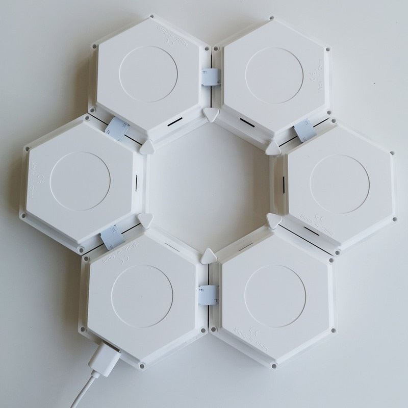 Lampe Modulaire Hexagonale | Design Créatif et Installation Facile