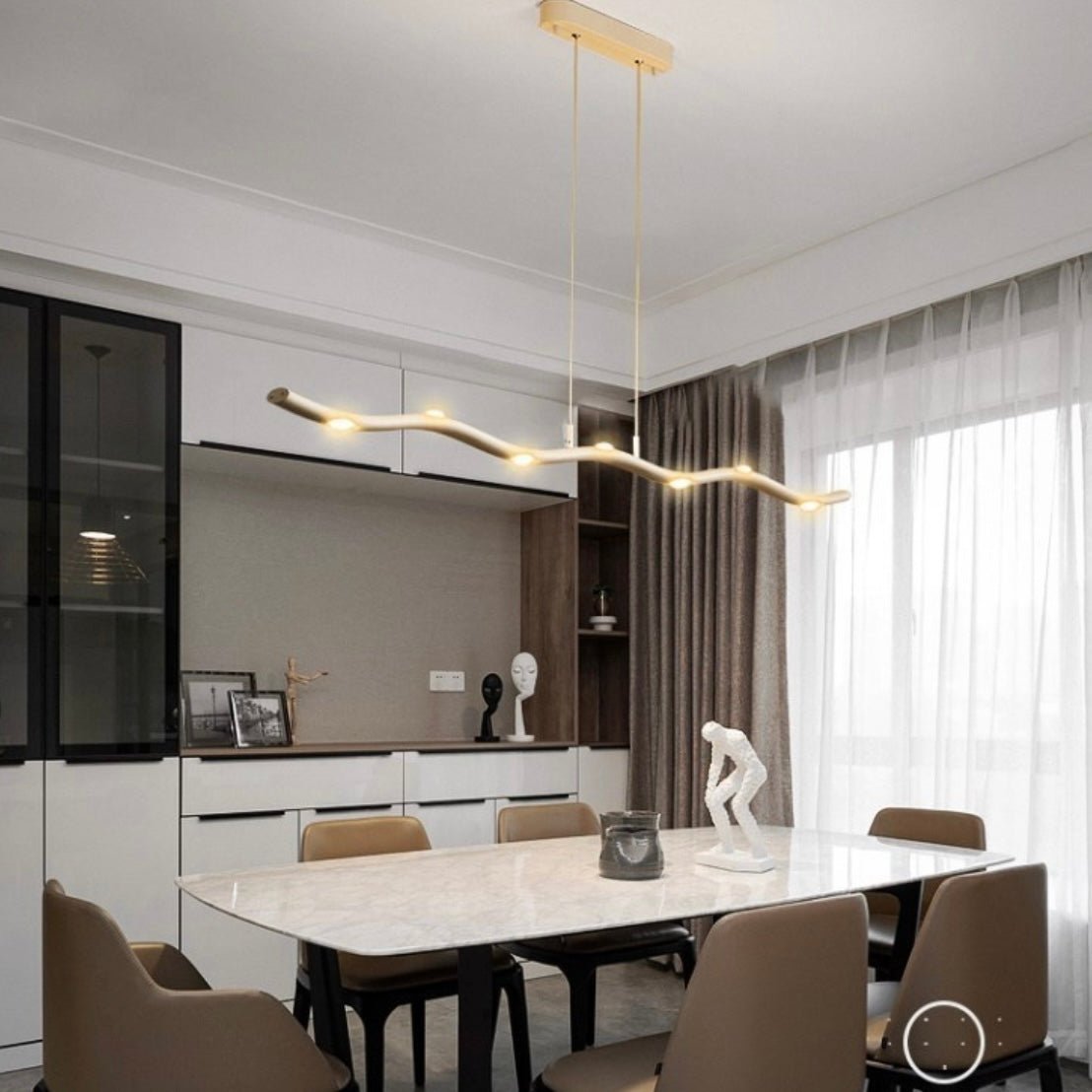 Suspension LED Linéaire Économique | Éclairage Élégant et Durable