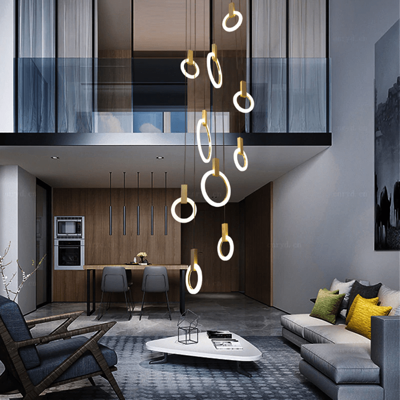 Lustre en Bois Écologique | Éclairage Personnalisable et Élégant