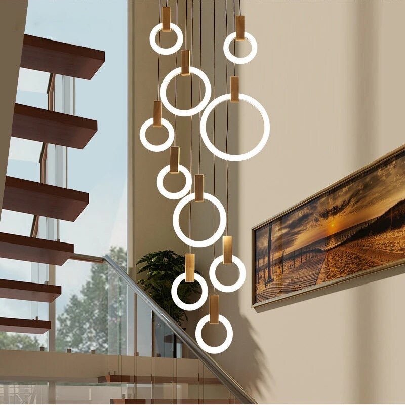 Lustre en Bois Écologique | Éclairage Personnalisable et Élégant