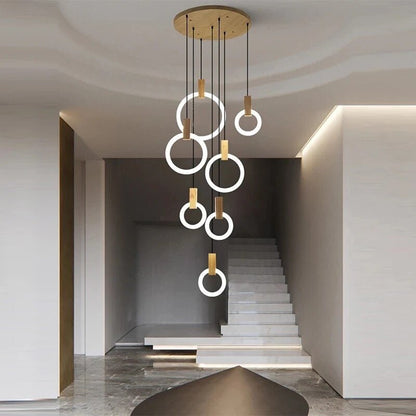 Lustre en Bois Écologique | Éclairage Personnalisable et Élégant