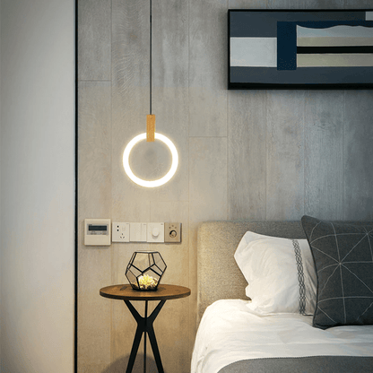 Lustre en Bois Écologique | Éclairage Personnalisable et Élégant